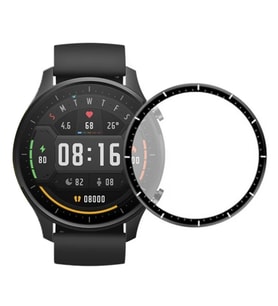Xiaomi Watch Color 3D Full Kavisli PMMA Cam Ekran Koruyucu-(5775) - LOHO2911-5305 (Siyah)