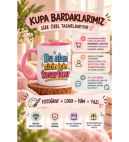 Kendin Tasarla Kişiye Özel Baskılı Fikirlerinizi İhtiyaçlarınızı İletin Size Özel Baskı Desen Çalışalım Kupa Bardak Özel Hediye
