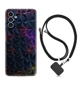 Samsung A23 A31 A32 A50 A51 A52 A53 A70 Kılıf Boyun Askılı Silikon Renkli Prizmalar 1783
