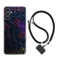 Samsung A23 A31 A32 A50 A51 A52 A53 A70 Kılıf Boyun Askılı Silikon Renkli Prizmalar 1783