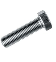 M10X25 Civata Beyaz Tam Paso 10 Adet