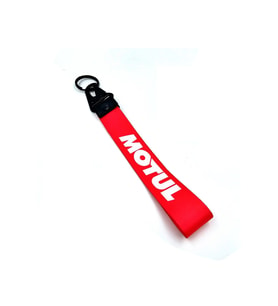 MOTUL Tasarımlı Metal Anahtarlık Bez Aksusuarlı 1.Sınıf Malzeme