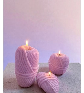 B_candles 3 lu mum seti kokulu yumak model