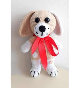 Dafny Yavru Köpüş Amigurumi Organik Oyuncak
