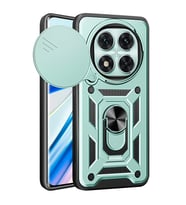 Xiaomi Redmi Note 14 Pro 5g Kılıf Pars Lens Yüzüklü Silikon - Yeşil