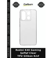 Redmi K40 Gaming Şeffaf Clear TPU Silikon Kılıf Oyuncu Aksesuarı Mobil Aksesuar Cep Koruyucu