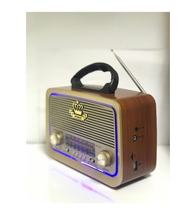 RT-301 Ahşap Nostaljik Görünümlü Bluetoothlu USB-SD Card Mp3 Çalar Radyo Müzik Kutusu