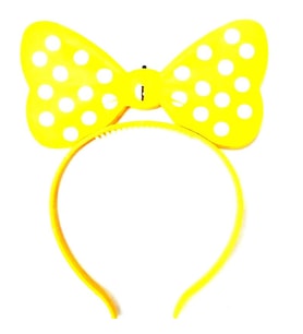 SARI IŞIKLI TAÇ YELLOW HEADBAND LED LİGHT SARI MİNNİE MOUSE IŞIKLI TAÇ SARI MİKİ TAÇ KONSER IŞIKLARI
