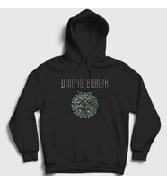 Presmono Unisex Siyah Pentagram V2 Dimmu Borgir Kapüşonlu Sweatshirt 293378tt