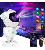Sunup SN-30764 Astronot Galaxy Projektör Gece Lambası Uzaktan Kumandalı Bluetooth Hoparlörlü