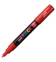 UNİ POSCA SU BAZLI POSTER MARKER 0.7 KIRMIZI PC-1M