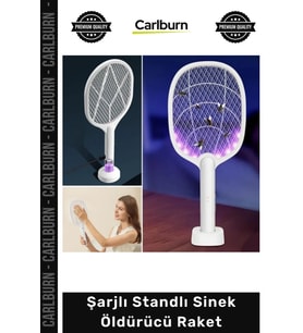 #Raket UV Mor Işık 5W Güçlü USB Şarjlı Sivrisinek Kovucu Taşınabilir Şarjlı Standlı Sinek Öldürücü R