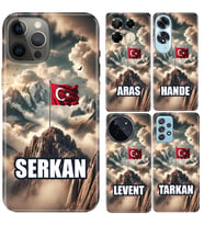 iPhone 7 8 SE 11 12 13 14 15 16 16E 17E Pro Max Plus Air Mini Kılıf YeniSeri Kişiye Özel İsim Yazılı Silikon Kapak Türk Askeri