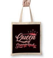 Queen Of Sonography Sonographer Ultrasound Echography Doctor Bez Çanta Uzun Saplı