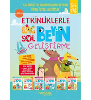 Etkinliklerle Sağ Beyin Sol Beyin Geliştirme (5-6 Yaş) 6 Takım