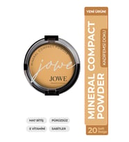 Mineral Compact Powder Kusursuz Mat Bitişli Kompakt Pudra (Açık Bej)