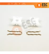VW Passat B3 B4 3A2 3A5 35i 1988-1997 4/5 Kapı 3A0837461 İçin Cam Kriko Kılavuz Kızak Klipsi