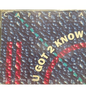Cappella U Got 2 Know Maxi Single CD (Karışık)