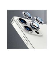 Apple iPhone 11 Pro Max Uyumlu Zore CL-07 Kamera Lens Koruyucu (Gümüş)