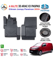 Citroen Jumpy Panelvan 3D Paspas Havuzlu Pro 2016 Sonrası