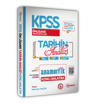 2026 KPSS ÖnLisans-Ortaöğretim Tarihin Analizi Pratik Notlarla Konu Anlatımı Anamorfik Yayınları