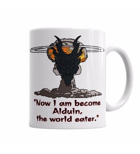 Alduin The World Eater Kupa Bardak Porselen