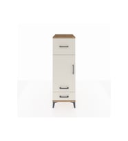 Kronos Dolap 2 Raflı 3 Çekmeceli Tek Kapaklı 44x59x134 Çam-Aytaşı
