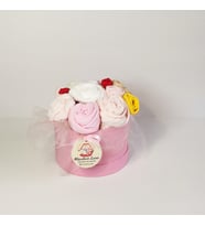 Kız bebek hastane çıkışı seti. (Pudra Pembe)