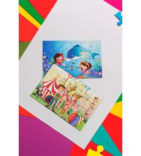 Okul Öncesi Başlangıç Yapboz Canım Ailem Ve Dalgıç Ahşap Puzzle Set