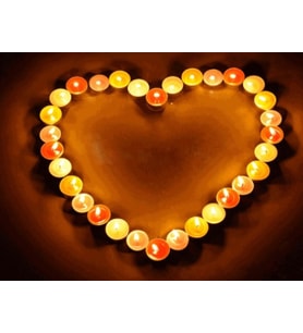 100 lü Tealight Mum - Asorti