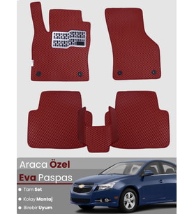 CHEVROLET CRUZE (2008-2014) Uyumlu EVA Paspas Tam Set–Araca Özel,Su Geçirmez,Kolay Montaj