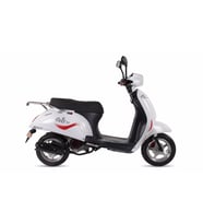Motosiklet Falcon Soft 50 Cc Scooter Beyaz