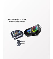 Bluetooth 5.4 Kablosuz İnterkom+ Motor Disk Kilidi