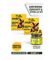 Çare Burada Zeroxfit Detox Coffee 60 Adet (2 Kutu) + 150 Gr Bitkisel Çay Hediyeli Avantaj Seti