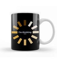 Funny I'm Thinking 01 Kupa Bardak Porselen
