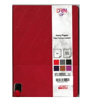 DRN GIFT ST-0650  15x21 FLEXI KAPAK DERİ MODEL 80 YP. ÇİZGİSİZ (DÜZ) DEFTER  -  TEKLİ