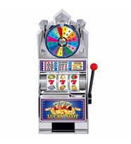 Dekoratif Büyük Boy Slot Oyun Makinesi Kumbara 28 Cm (Siyah)