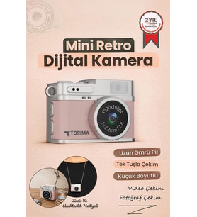 Mini Dijital Kamera Selfie Video Vlog Kamerası Mini Anahtarlık 1080P CMR35 Pudra