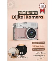 Mini Dijital Kamera Selfie Video Vlog Kamerası Mini Anahtarlık 1080P CMR35 Pudra