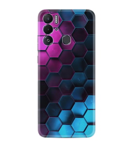 Tecno Pova Neo Kılıf Resimli Desenli Silikon Platinium Series Petek 1825