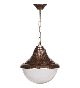 AVONNI BFE-68207-BKR Kahverengi Boyalı Dış Mekan Aydınlatma E27 ABS Polikarbon Cam 27cm