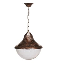 AVONNI BFE-68207-BKR Kahverengi Boyalı Dış Mekan Aydınlatma E27 ABS Polikarbon Cam 27cm