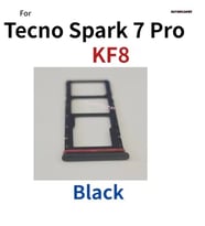 Tecno Spark 7 Pro Sim Aparatı Sim tray (Siyah)