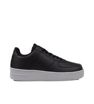 Trend Adımlar Siyah-Beyaz Force Memory Foam Tabanlı Mevsimlik Unisex Sneaker (Siyah - Beyaz)