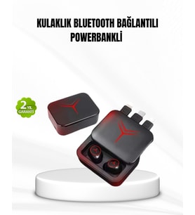 Bluetooth Powerbank Kulaklık – Kablosuz, Uzun Pil Ömrü, Dokunmatik ve Yüksek Ses Kalitesi