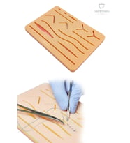 Sütür Eğitim Pedi Esnek Dokusu Özel Yapı Silikonlu 13*18 Cm FC-052