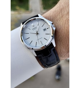 Casio CSISTE162 Kasası Gümüş Kordonu Siyah Renk Hediye Paketli Erkek Kol Saati