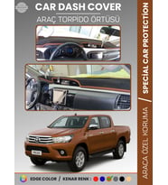 TOYOTA HILUX REVO (2015-2020) Torpido Örtüsü Ön Göğüs Koruma Araca Özel UV Koruma