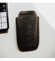 Samsung D900 Kılıf Samsung SGH-D900i Uyumlu Siyah Renk Suni Deri Koruyucu Cepli Kılıf