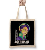 Attack On Titan Levi Ackerman in Pop Art Bez Çanta Uzun Saplı
